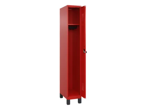 locker,HxBxD 1950x300x500mm,1vak,vak B 300mm,draaigrendel,voeten