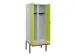 locker voor scheiding van kleding,HxBxD 2120x800x815mm,2vak