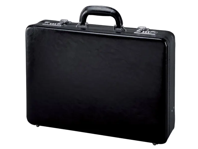 Attachékoffer Alassio Taormina Zwart leder