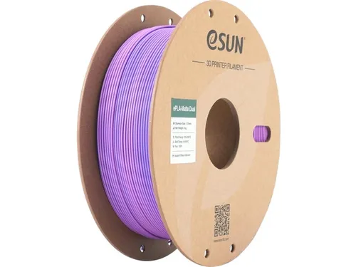 eSUN 3D printer Filament ePLA-Matte Dual 1,75 mm Paars/Blauw 1kg