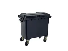 Contivia 4,Vuilnisbak 4wielen 660L grijs