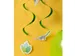Hangdecoratie 70cm Party Swirl Dino 12 stuks