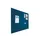 Prikbord Paneel Float Bulletin 60x200 Cm Blauw