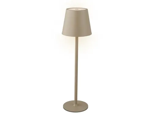 Tafellamp Lumineo led oplaadbaar steady binnen bruin