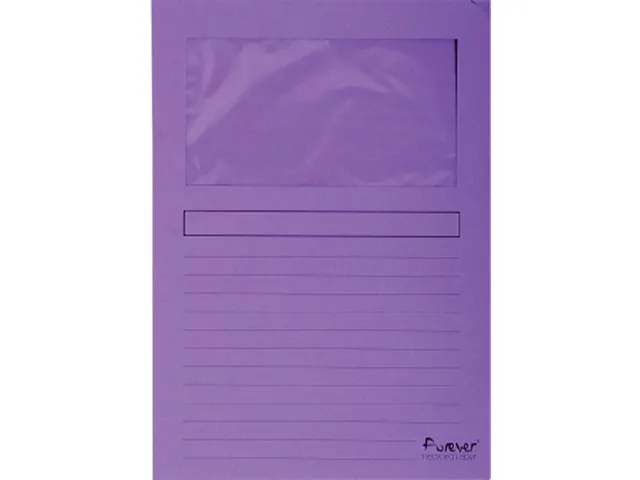 Venstermap Exacompta Forever L-map 120gr karton Paars