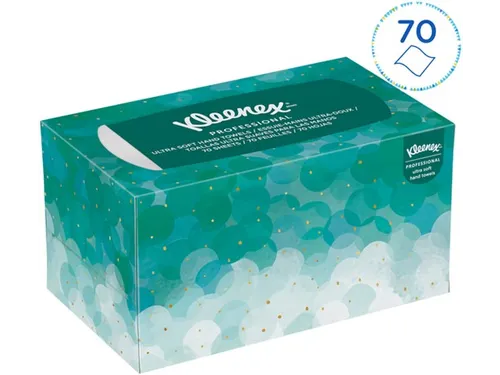 Kleenex Ultra Soft Pop-Up Handdoek 1-laags wit 25,4x22,6cm 18x70st