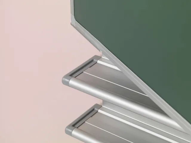 Schoolbord vijfvlaksbord Kolom 120x200cm Krijtbord Groen Emaille