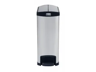 Pedaalemmer Slim Jim Step On End Mat RVS 50 Liter Zwart - 2