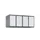 opzetkast,v. locker,4vak.,vak B 300mm,HxBxD 500x1200x500mm,vleugeldeur