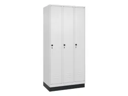 locker voor scheiding van kleding,HxBxD 1950x900x500mm,3vak