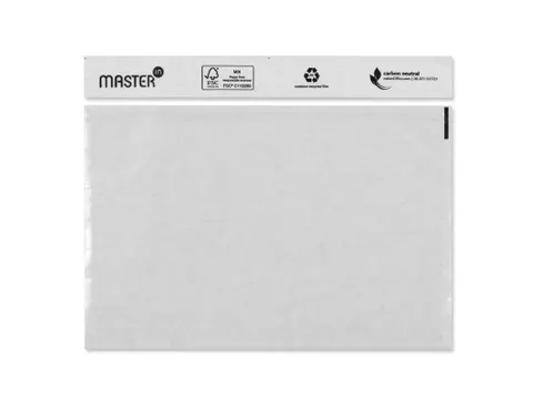 Paklijstenvelop Onbedrukt C4 340x250mm Transparant