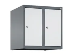 opzetkast,v. locker,2vak.,vak B 250mm,HxBxD 500x500x500mm,vleugeldeur