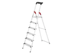 veiligheidsladder,eenzijdig,6 XXL treden,Stand H 1,28m,balk L 2,09m