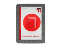 Presentatieframe Quantore A4 Vilt Grijs gerecycled PET