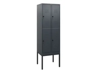 dubbeldekse locker,HxBxD 1950x600x500mm,2x2vak.,vak B 300mm - 1