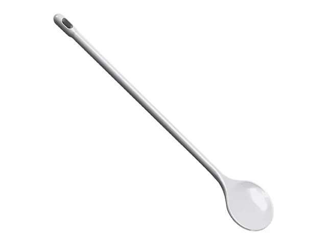 Lepel rond kunststof wit 60cm