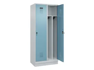 locker voor scheiding van kleding,HxBxD 1950x800x500mm,2vak - 1
