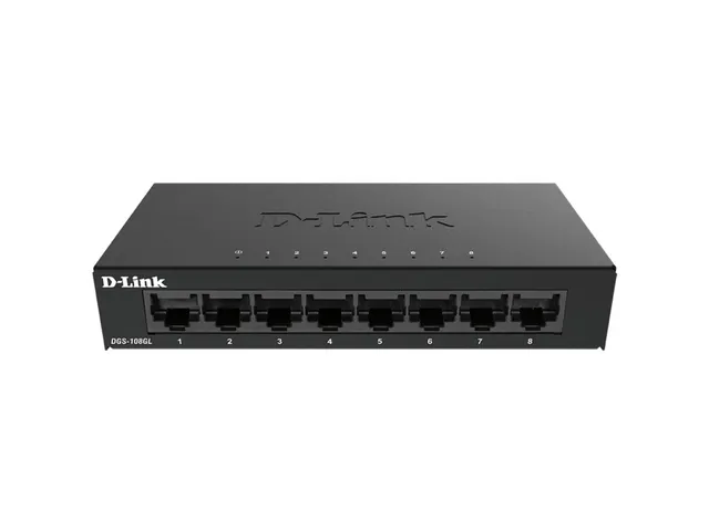 D-Link DGS-108GL/E DGS-108GL/E Netwerk switch 8 poorten 1 GBit/s
