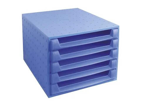 Exacompta Ladenblok Fantasy Works A4+ met 5 open laden Blauw