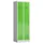 garderobekast 1800x590x500mm 2vak klink sokkel romp RAL7035 RAL6018