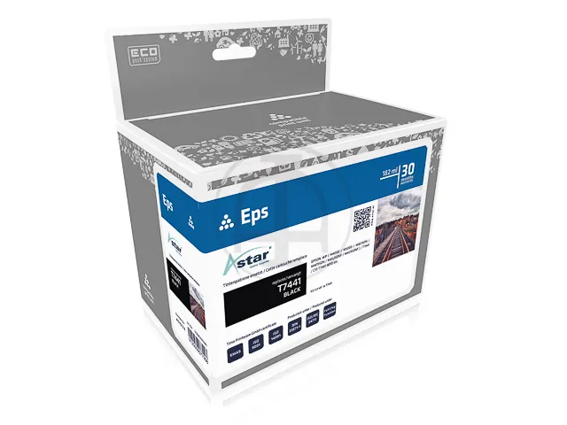 As15174 Astar Epson T7441 Wpm Inkt Zwart Rebuilt 10.000Pagina's Chip