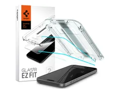 Spigen GlastR EZ Fit iPhone 15 glazen screenprotector 2 pack
