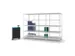 rayonnage,rayonnage suivant,HxlxP 2000x1000x800mm