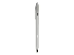 stylo à bille Cristal Re-new, corps argent, encre noir, boîte de 1 p
