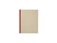Kasboek Quantore 165x210mm 160blz 1 kolom rode rug assorti