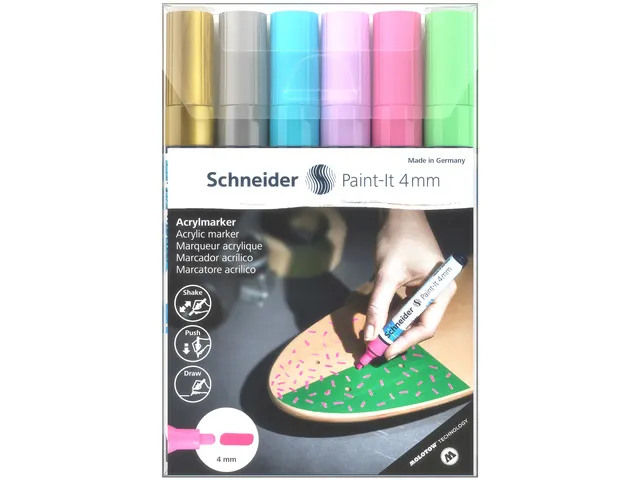 Acrylmarker Schneider Paint-It 320 4mm etui 6st.