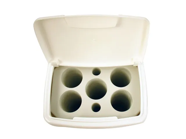 Bekerbak 5-gaats 50 Liter Wit