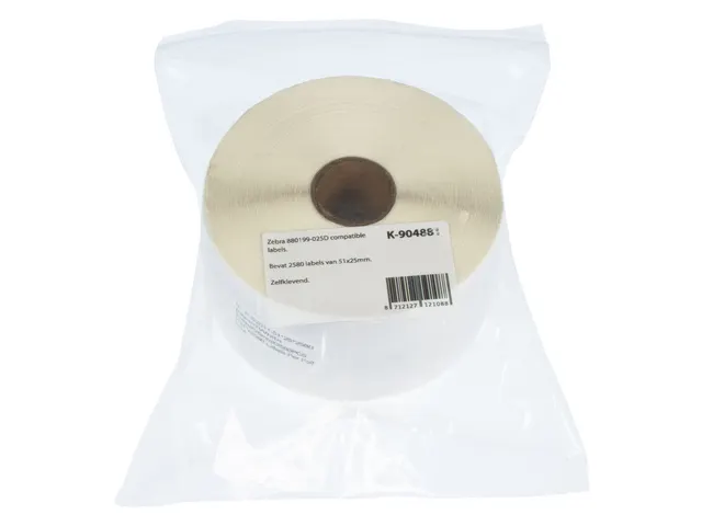Etiquette Kangaro Rouleau 51x25mm Compatible Zebra 880199-025D