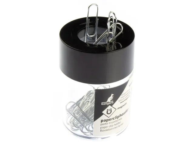 Papercliphouder Kangaro rond, magnetisch 45x45x64mm