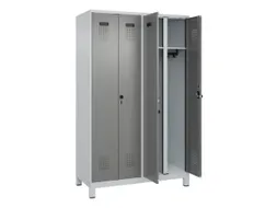 locker voor scheiding van kleding,HxBxD 1950x1200x500mm,4vak