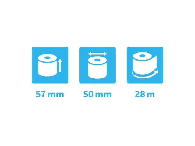 Kassarol Thermisch 57x50mm 28 Meter