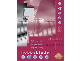 Interieur Multo 23-Gaats Hobbyblad 140gr 20 vel Wit - 3