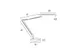 Bureaulamp Unilux Mamboled 2.0 LED zwart