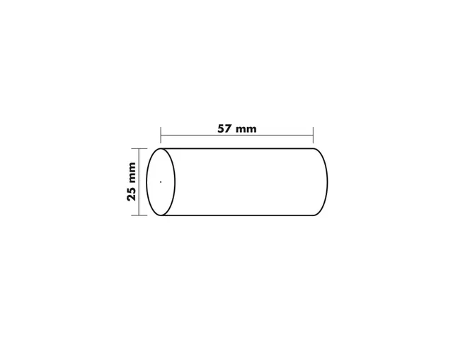 Rollen voor rekenmachines 57x25x0x6,5 1-Laags