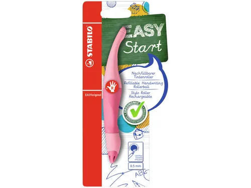 Rollerpen STABILO Easyoriginal rechtshandig medium pastel poederroze