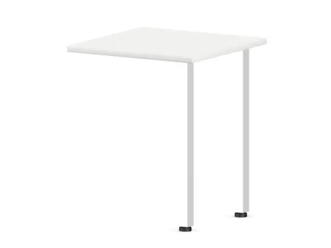 aanbouwtafel,i.h.v.,HxBxD 720-840x600x600mm,Bl-wit