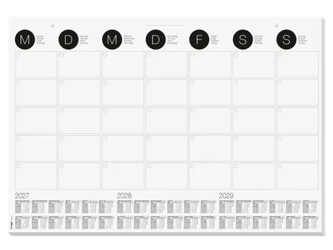 Designonderlegger Sigel muur- kalender/onderlegger 27/28/29 59,5x41cm