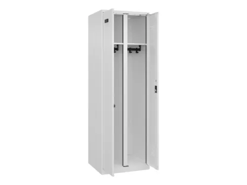 locker voor scheiding van kleding,HxBxD 1850x600x500mm,2vak