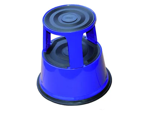 Opstapkruk Desq 420mm metaal blauw