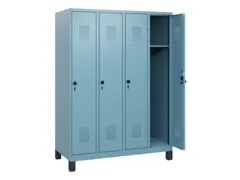 schoollocker,HxBxD 1630x1200x500mm,4vak,vak B 300mm,draaigrendel