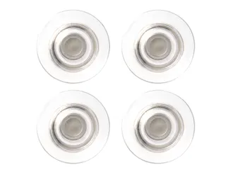 Glasbordmagneet Nobo extra sterk 32mm transparant 4 stuks - 1