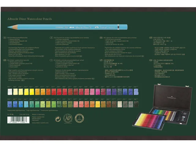 Aquarelpotlood Albrecht Durer Houten Koffer A 48 Stuks