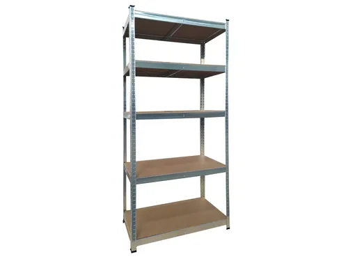 Stellingkast BRASQ 5 borden 90x40x180cm SU175 max 875 KG zilver