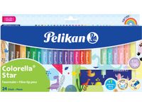 Colorella Star viltstift, etui van 18+6
