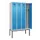 locker voor scheiding van kleding,HxBxD 2120x1200x500mm,4vak