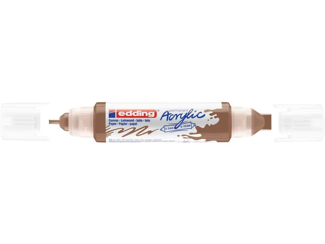 Acrylmarker edding e-5400 3D double liner hazelnoot